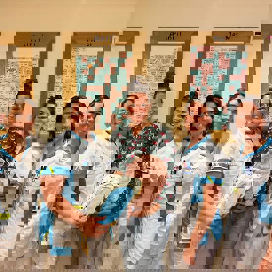 Babynestjes Overhandiging