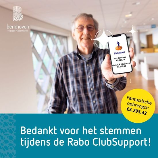 Rabobank Clubsupport 2023 Opbrengst